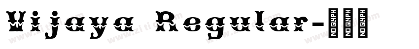Vijaya Regular字体转换